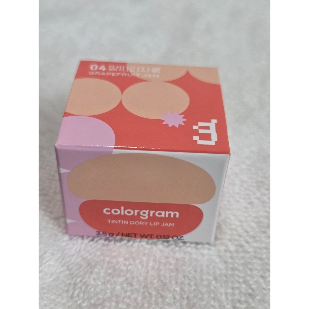 COLORGRAM‎ TINTIN DORY LIP JAM 04 GRAPEFRUIT JAM New in Box